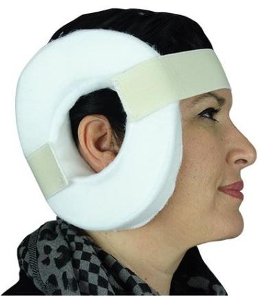 Almofada Protectora de Orelha Pós-Cirurgia, Lavável e Acolchoado