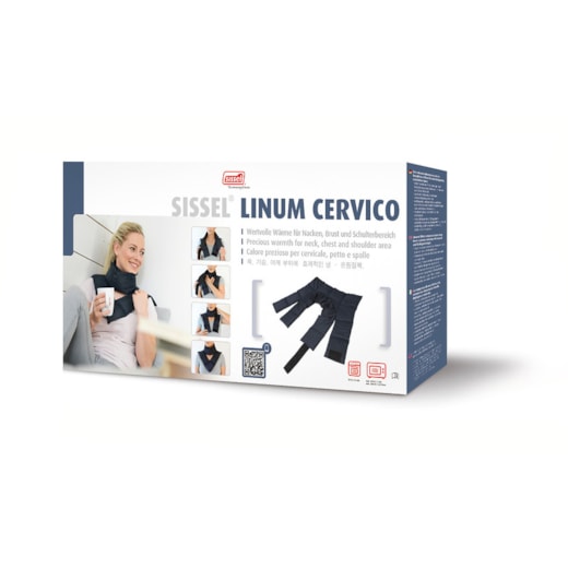 Almofada Térmica Cervical Linum 43x26 cm Sementes de Linhaça