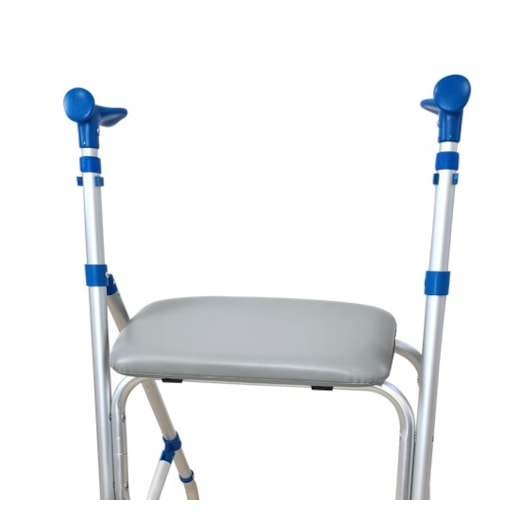 Andarilho Alumínio 2 Rodas com Assento Ergo Light – Dobrável
