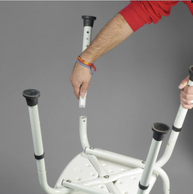 Cadeira de Banho – Alumínio Regulável