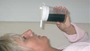 Copo com Bico Transparente, Tampa Branca, Antiderrame, 250ml