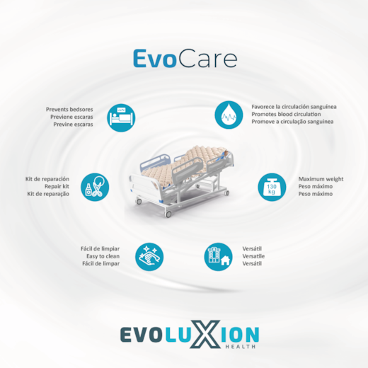 Colchão de Pressão Alterna com Compressor EV500 Evocare