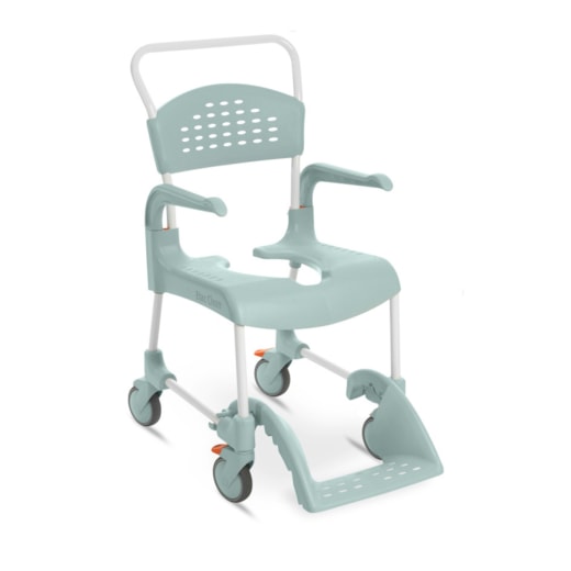 Cadeira de Banho Clean 4 Rodízios – Conforto e Praticidade para Higiene e Transferências