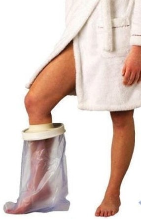 Protetor de Banho Impermeável para Perna Adulto