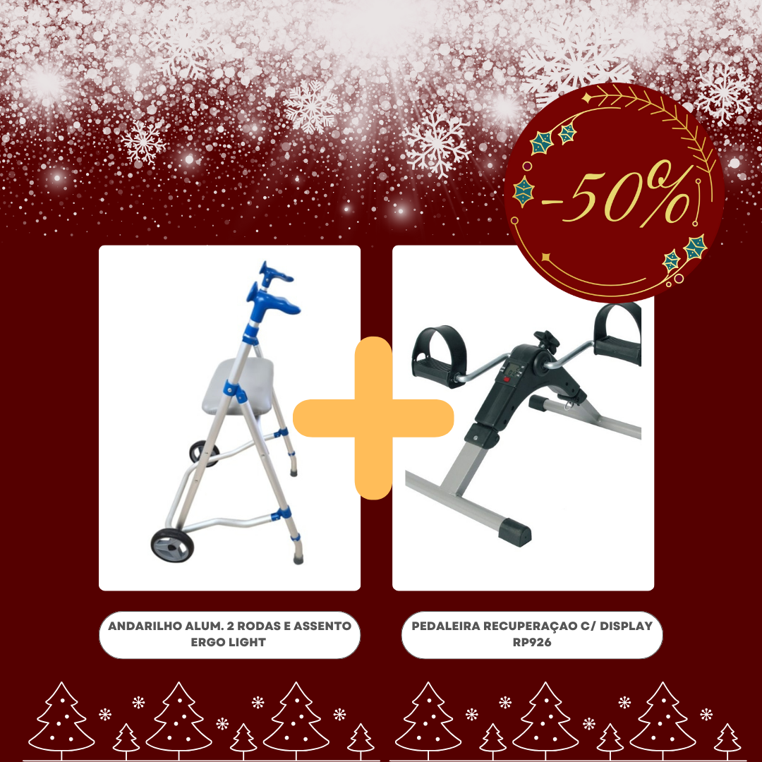 Pack Andarilho 2 Rodas + Pedaleira de Recuperação