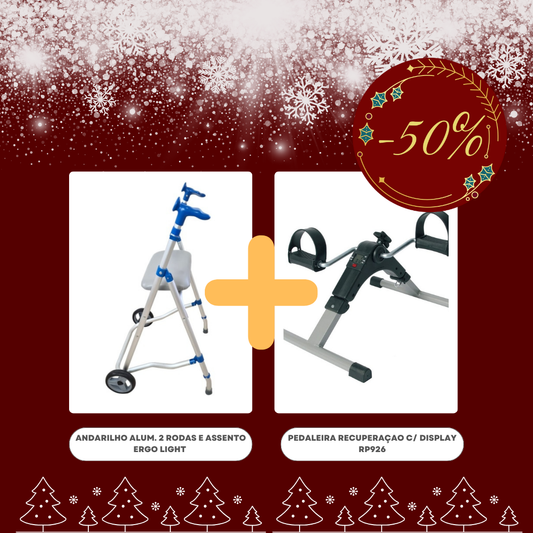 Pack Andarilho 2 Rodas + Pedaleira de Recuperação