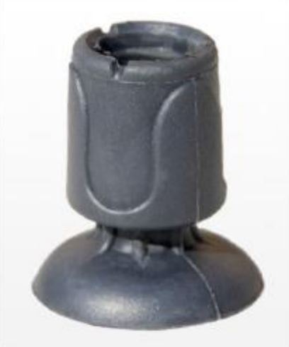 Ponteira Antiderrapante para Canadiana 19mm Articulada