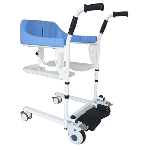 Cadeira de Banho e Transferência com Rodas Ajustável