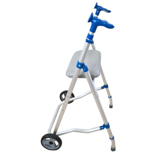 Andarilho Alumínio 2 Rodas com Assento Ergo Light – Dobrável