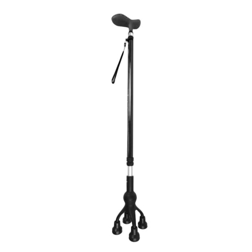 Bengala Quadripé Ajustável BM100 Ergonómica Antiderrapante