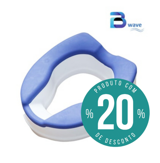 Elevador de Sanita Duo Premium 10cm – Assento Ergonómico Macio