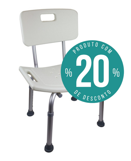 Cadeira de Banho – Alumínio Regulável