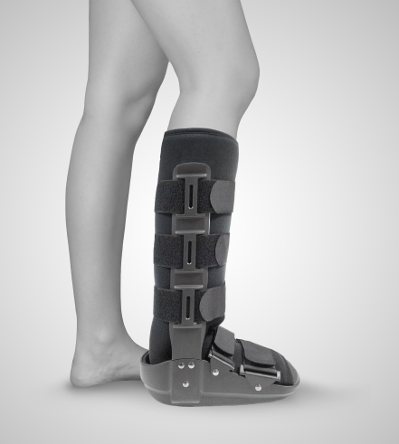 Bota Walker Fixa Longa W110, Imobilizador de Tornozelo e Tíbia a 90°