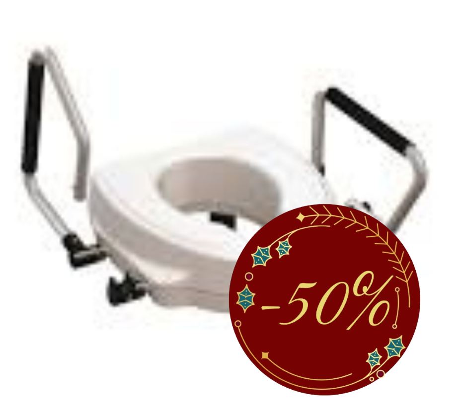 Elevador de Sanita com Braços Rebatíveis – 12,5 cm de Altura