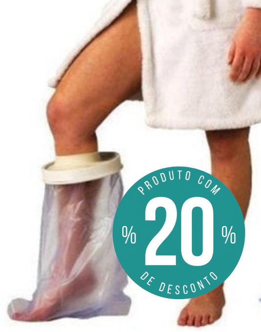 Protetor de Banho Impermeável para Perna Adulto