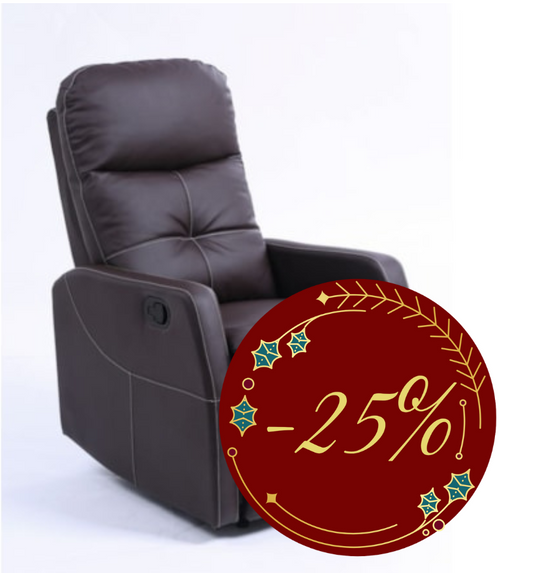 Poltrona Relax Manual MERCATO | Castanho Chocolate