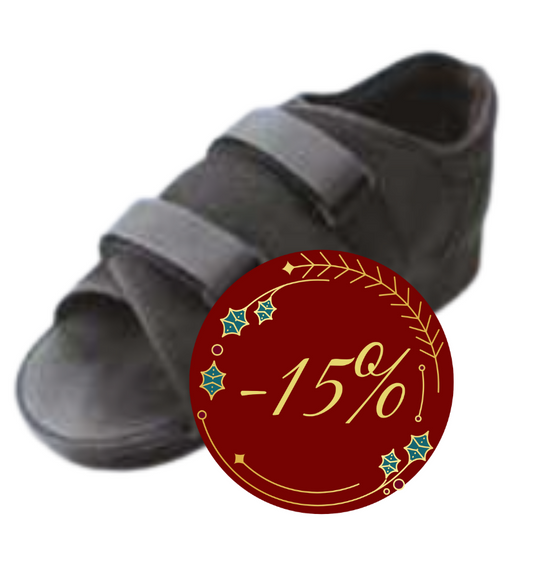 Sapato Pós-Cirúrgico com Tacão PQ10T – Proteção e Apoio Avançado